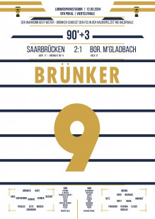 Brünker vs. Gladbach - Poster