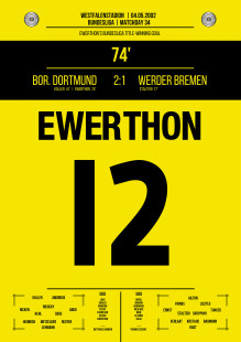 Ewerthon vs. Bremen - Der BVB holt die Meisterschaft 2002