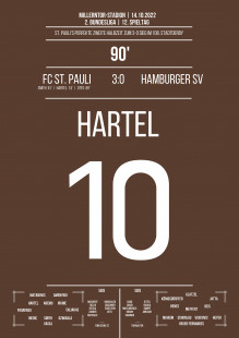 Hartel vs. HSV - St. Pauli schlägt den Hamburger SV im Jahr 2022 klar mit 3:0