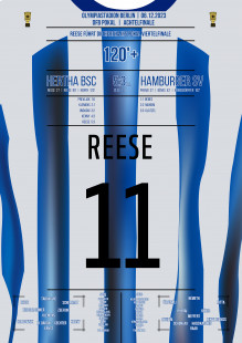 Reese vs. HSV - Herthas Sieg im Dezember 2023 zum Einzug ins DFB Pokal Viertelfinale