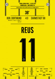 Reus vs. Darmstadt - Abschied vom BVB mit einem Tor
