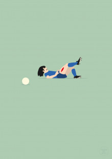 Ball gespielt - Poster Ewald Lienen - Hands Of God - 11FREUNDE SHOP