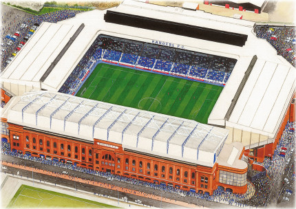 Stadia Art: Ibrox - Poster bestellen - 11FREUNDE SHOP