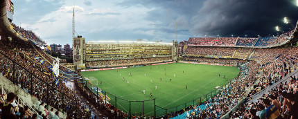 La Bombonera (remastered Panorama) - Fußball Foto - Reinaldo Coddou H.