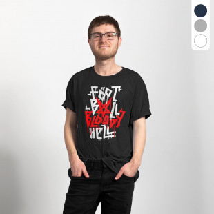 T-Shirt - Football Bloody Hell (Redesign) (Fairwear & Bio-Baumwolle) - 11FREUNDE Textil