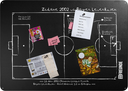 Magnettafel: Zidane 2002 - 11FREUNDE SHOP