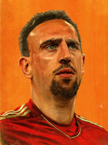 Franck Ribéry - Wandbild