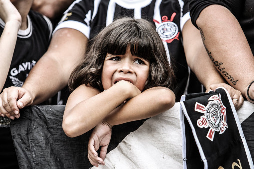 Young Girl At The Stadium - Wandbild