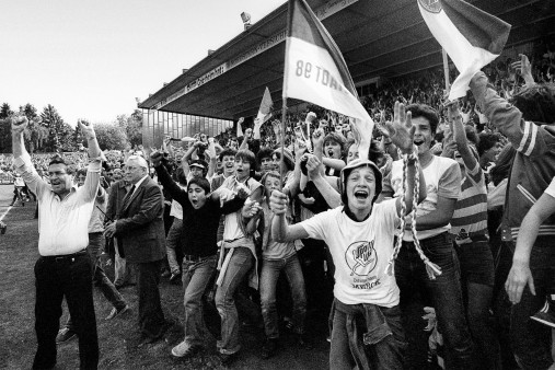 Darmstadt feiert den Aufstieg 1981