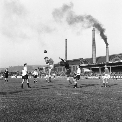 Schornsteine im Stade Geoffroy-Guichard