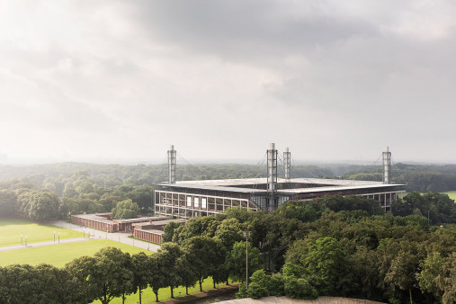 Blick auf die Kölner Arena