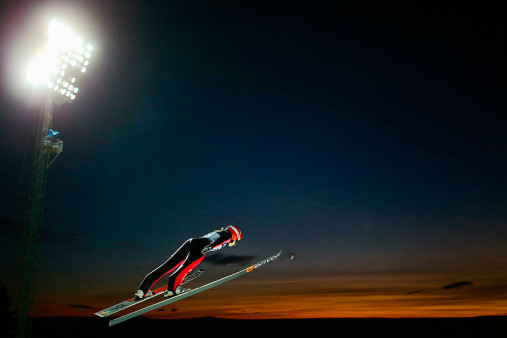 Skisprung in den Himmel von Lillehammer