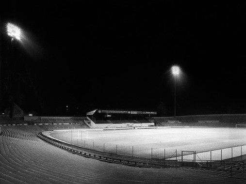 Flutlichtanlage Stadion an der Grünwalder Str. - Wandbild