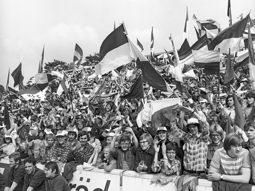 Halle Fans 1977 - Wandbild