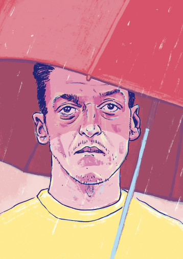 Mesut (1) by Ronny Heimann - Poster