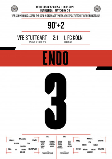 Endo vs. Köln - Poster
