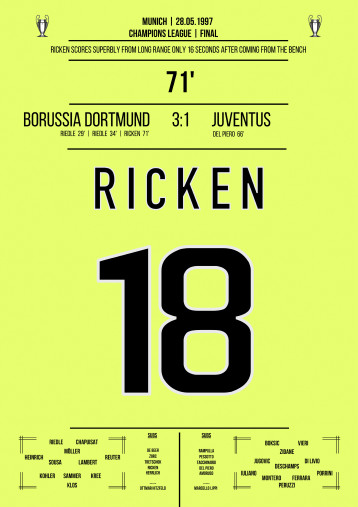 Ricken vs. Juventus - Poster