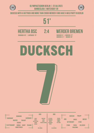 Duksch vs. Hertha BSC