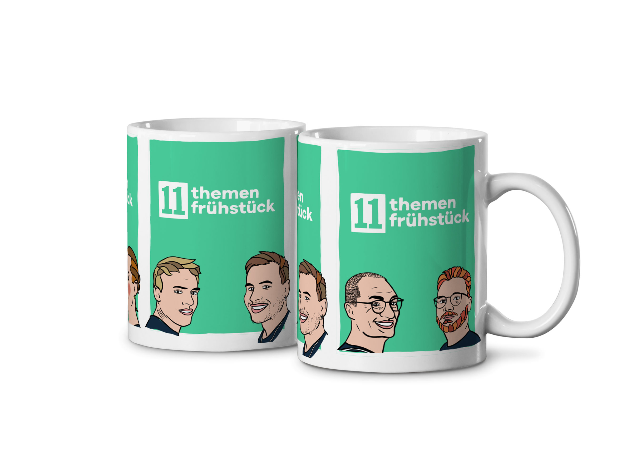 Kaffeebecher 11FREUNDE Themenfrühstück Crew 1