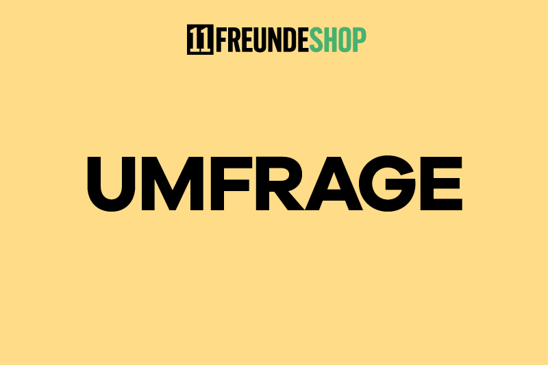 Umfrage zum 11FREUNDE SHOP