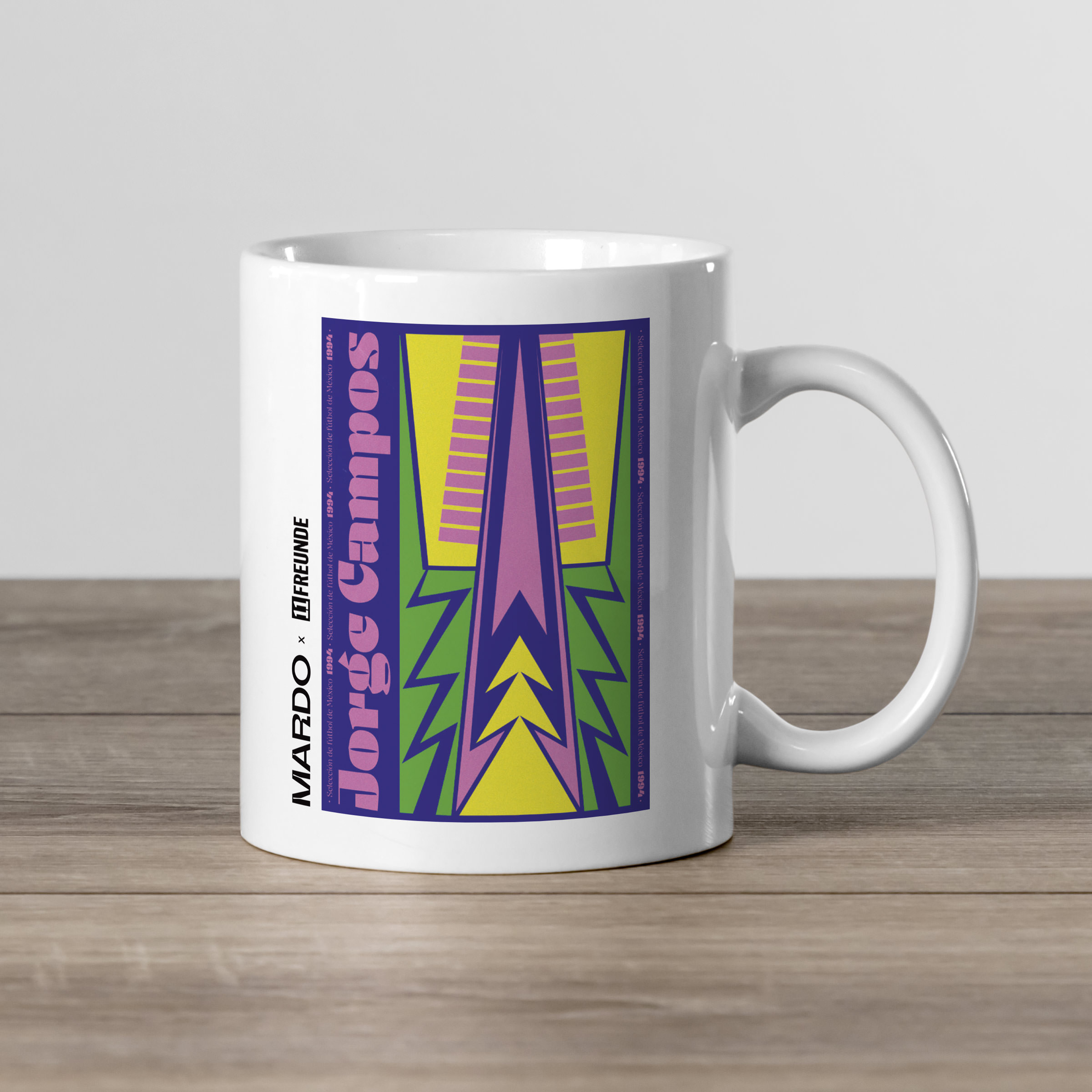 Kaffeebecher aus der Serie 11FREUNDE x MARDO - 90s Goalkeeper