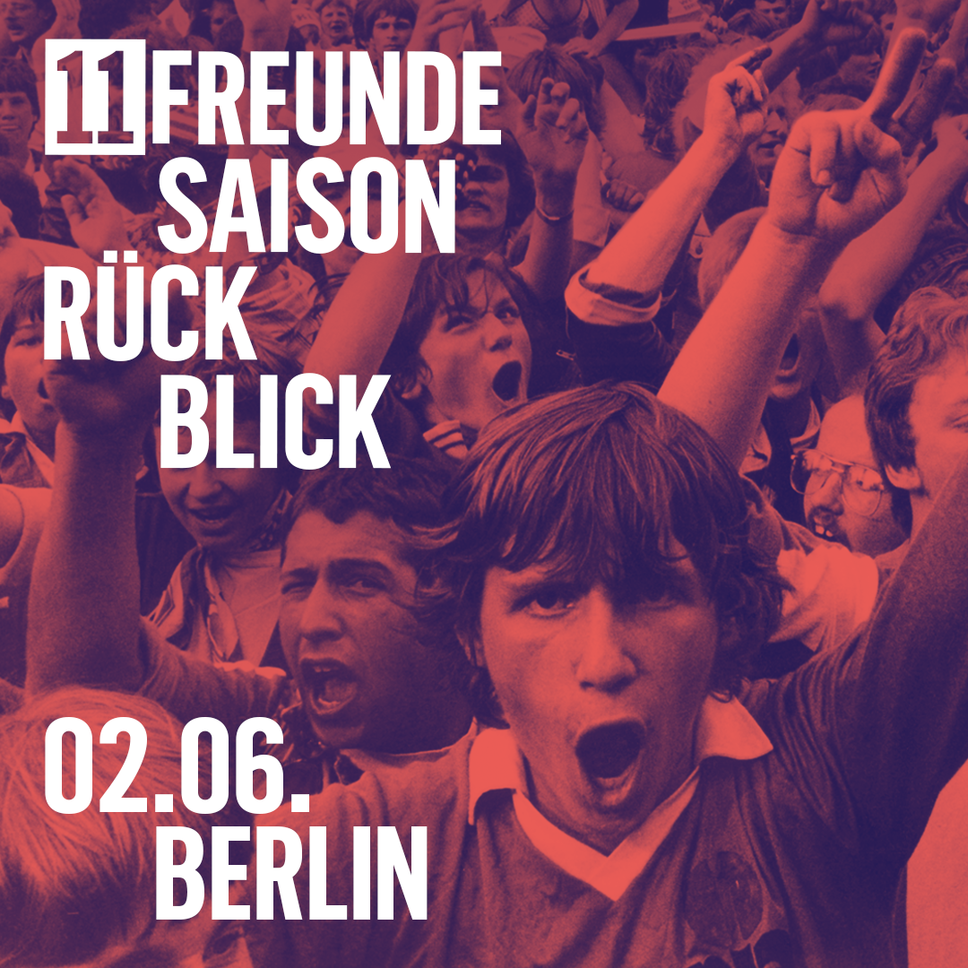 Tickets für den 11FREUNDE Saisonrückblick 2023 // exklusiv im 11FREUNDE SHOP